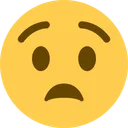 고뇌에 찬 얼굴 이모지