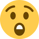 놀란 얼굴 이모지
