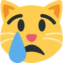 우는 고양이 이모지