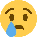 우는 얼굴 이모지