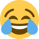 기쁨의 눈물을 흘리는 얼굴 이모지
