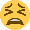 피곤한 얼굴 이모지