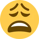 지친 얼굴 이모지