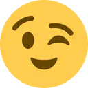 윙크하는 얼굴 이모지